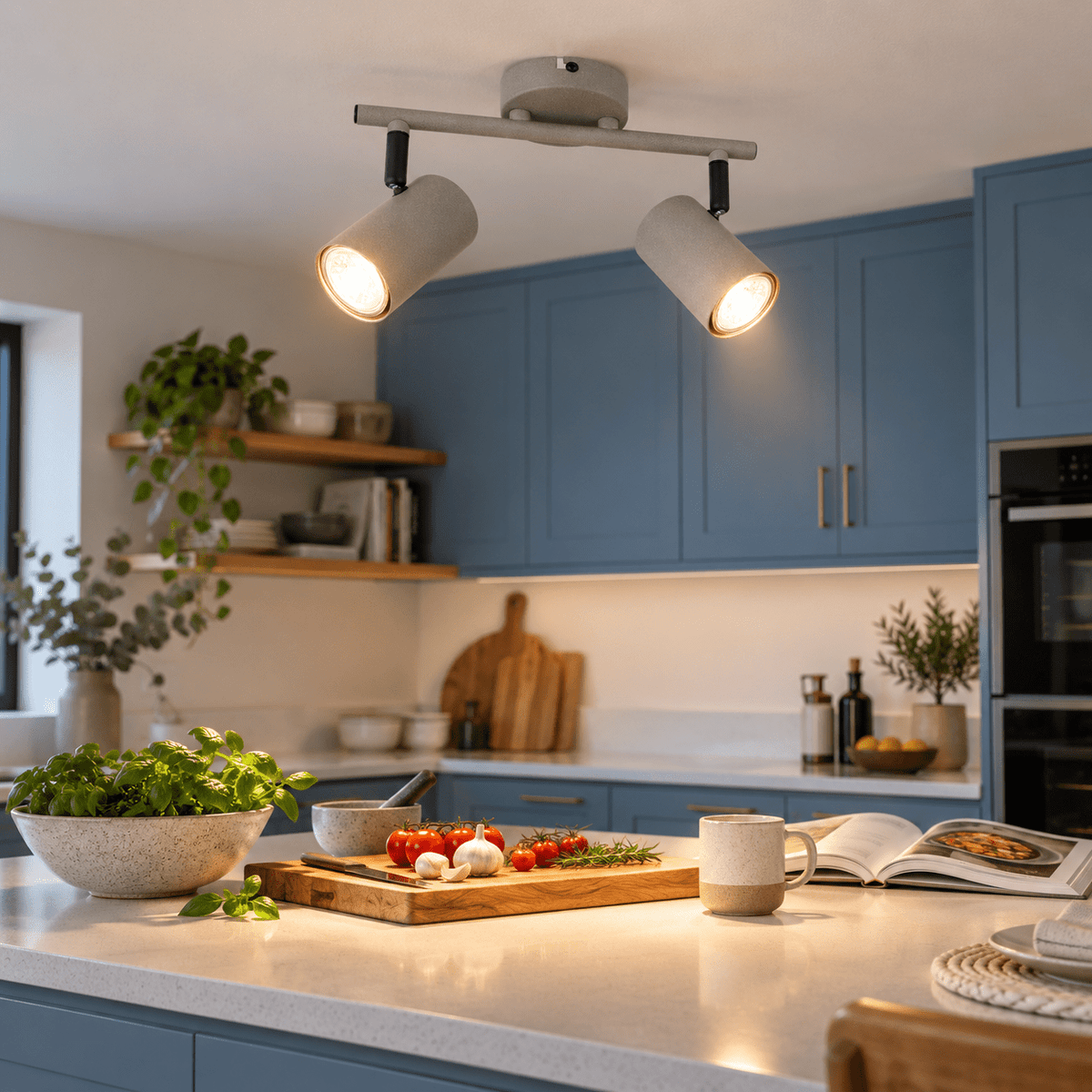 Kala Sandy Grey 2 Light Spotlight lifestyle image 1