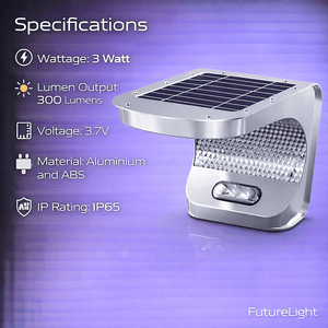 3W Solar Wall Light - NightGuard Pro - additional product image