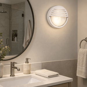 PVC Bulkhead with Clear Glass Round with Grid lifestyle scene 2