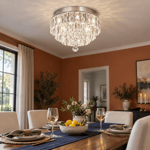 Tulip Chrome LED Ceiling Fitting lifestyle photo 2