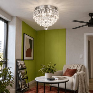 Tulip Chrome LED Ceiling Fitting lifestyle photo 3