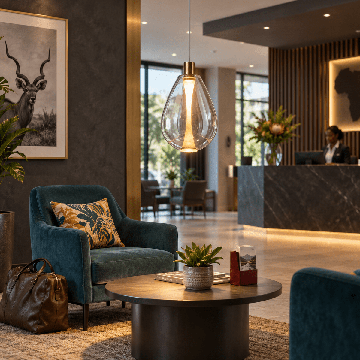 Glass LED Pendant Light lifestyle photo 3