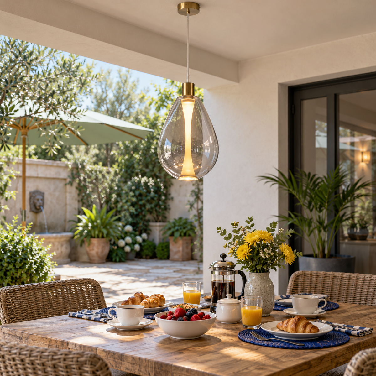 Glass LED Pendant Light lifestyle photo 4