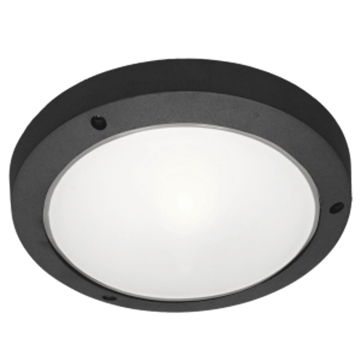 Black Outdoor Wall Light - IP54 Die Cast Aluminium — transparent background