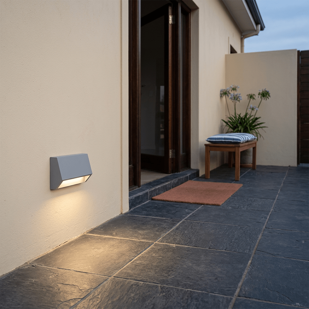 Grey LED Foot Light - Surface Mounted