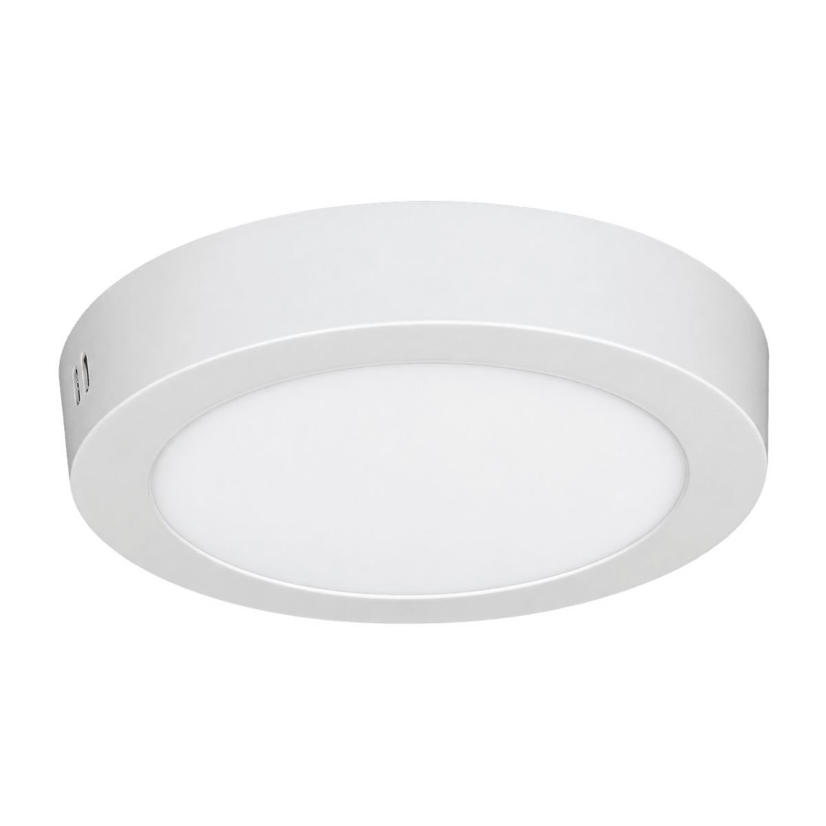 Aluminium 12W LED Ceiling Fitting 170mm - White — transparent background