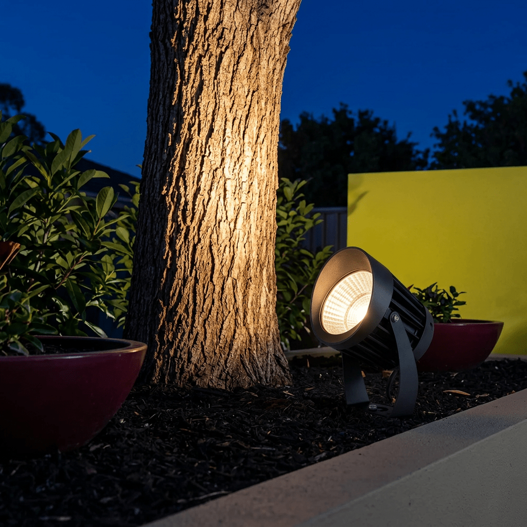 FORMA Black LED Outdoor Spot Light IP65 3000K