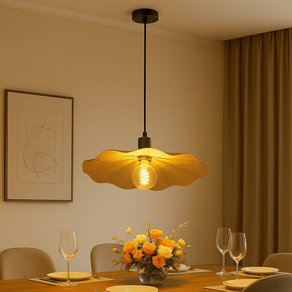 Golden Flower Pendant