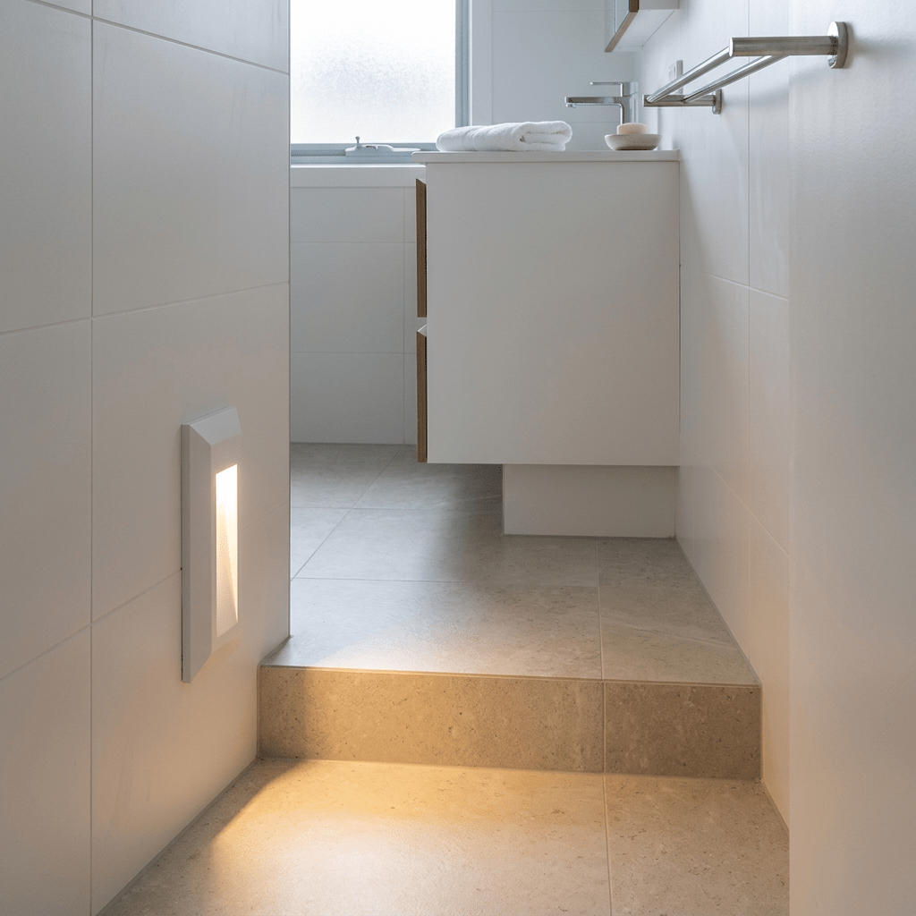 Ozo White Rectangular CCT LED Footlight