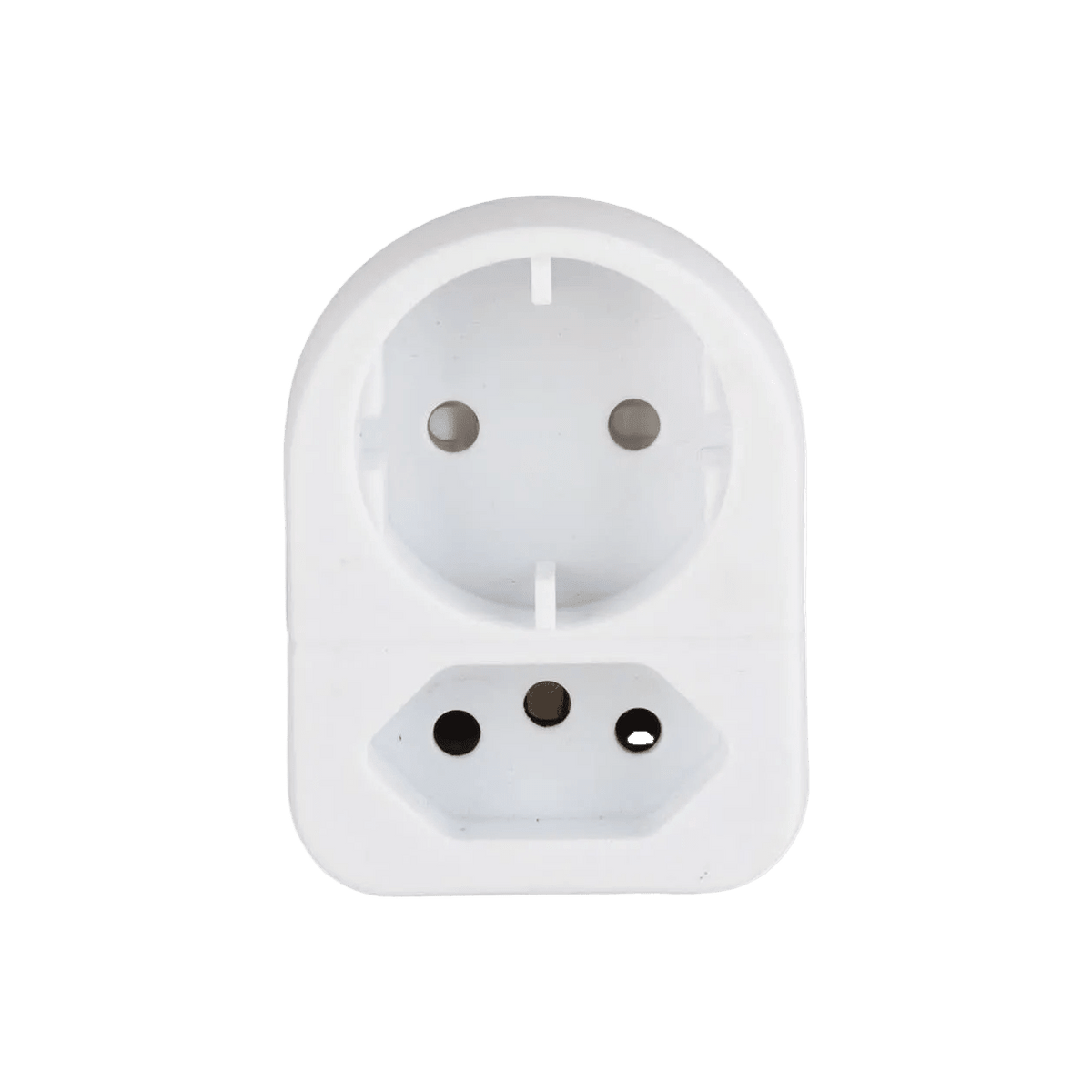White 2-Way Adaptor — transparent background