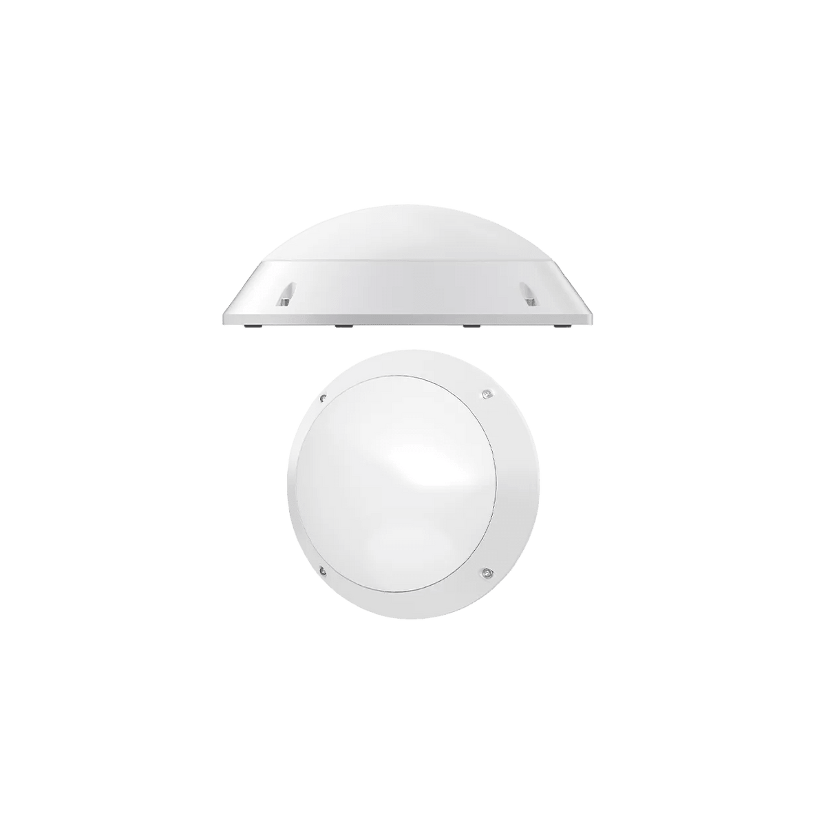 White Round Bunker Bulkhead IP65 - 12W/16W/18W, 4CCT — transparent background