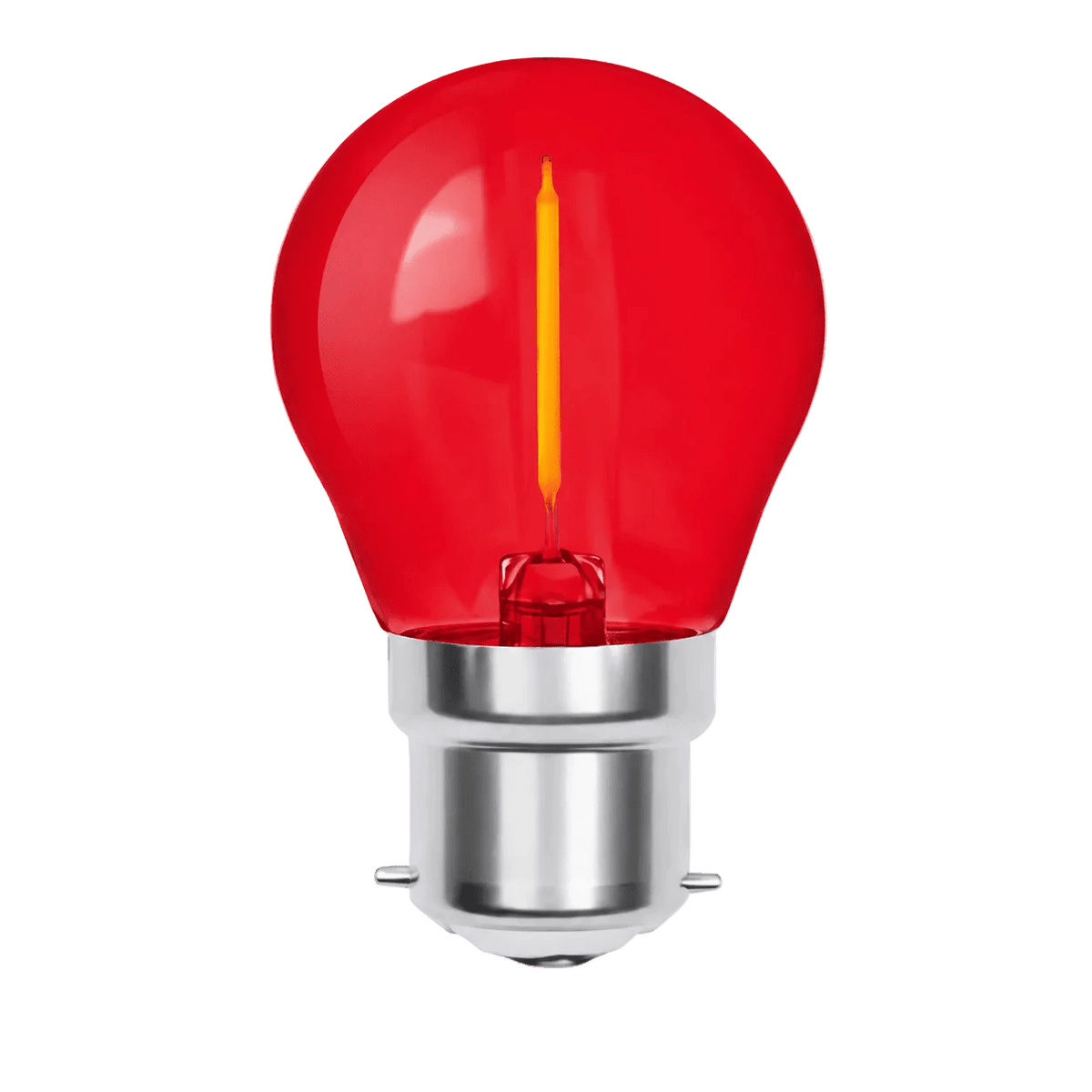 1W Golf Ball LED Bulb - Red
