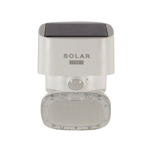 Mars 2 White LED Outdoor Solar Wall Light — white background