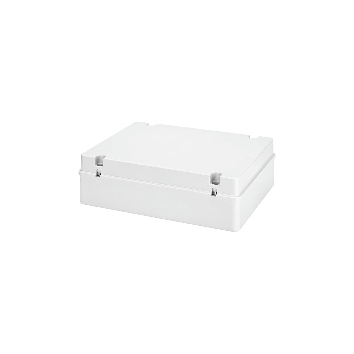 Grey Weatherproof Junction Box - IP56 IK08 — white background