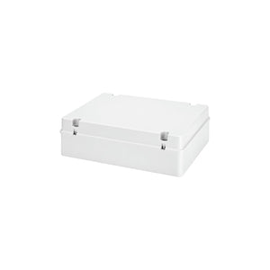 Grey Weatherproof Junction Box - IP56 IK08 — white background
