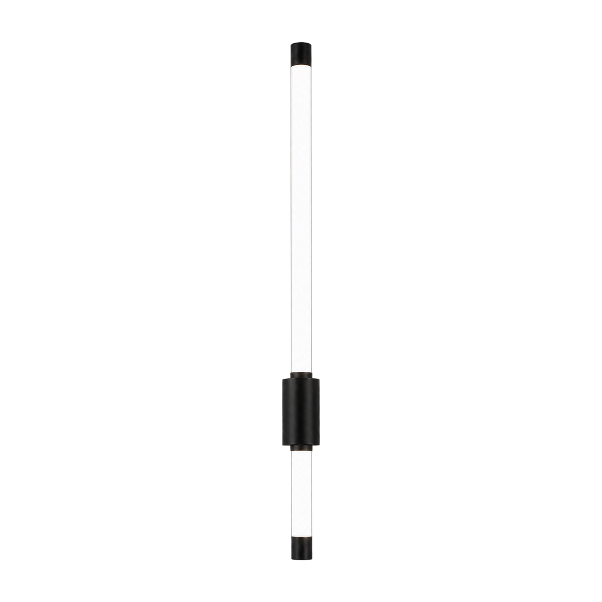 Black Matt Outdoor Wall Light IP65 — transparent background, 1254 × 1254