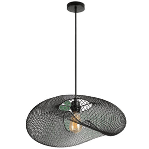Sculpt 610 Black Metal Pendant Light — white background