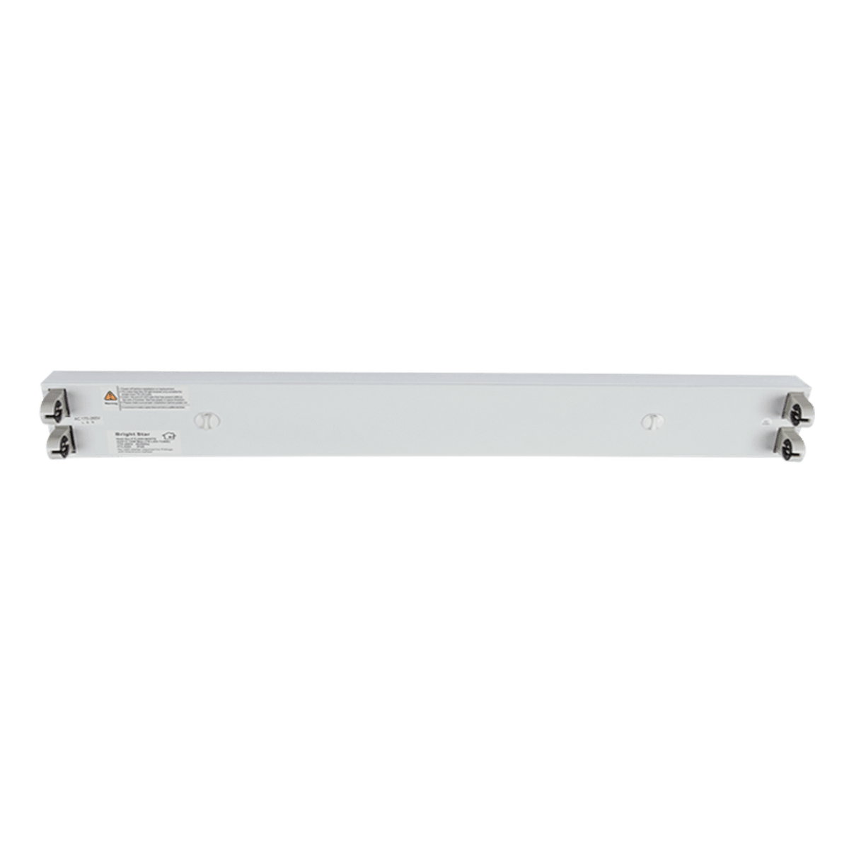 T8 3 Foot, 900mm LED Double Open Channel Fitting — transparent background