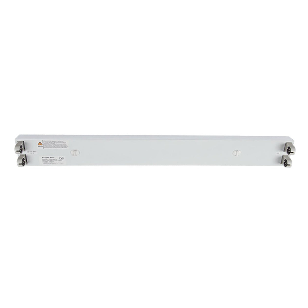 T8 3 Foot, 900mm LED Double Open Channel Fitting — white background