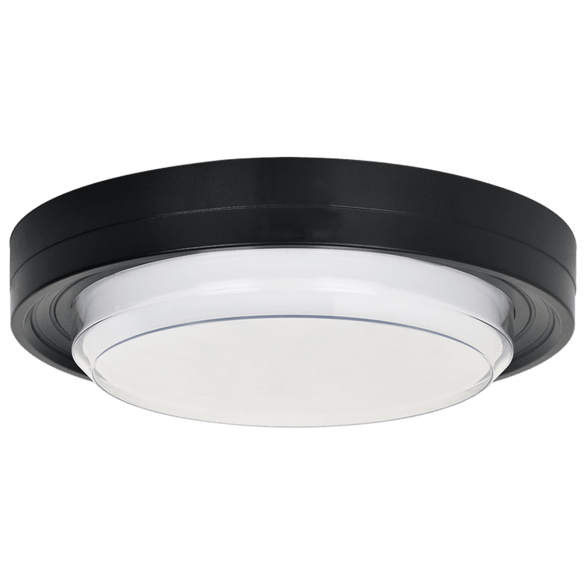 Black Outdoor Ceiling Light - CCT Switchable (IP54) — transparent background