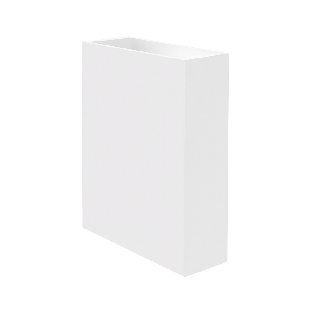 Razor White Coastal Wall Light