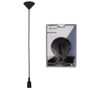 Black Pendant Light PVC Silicon — white background