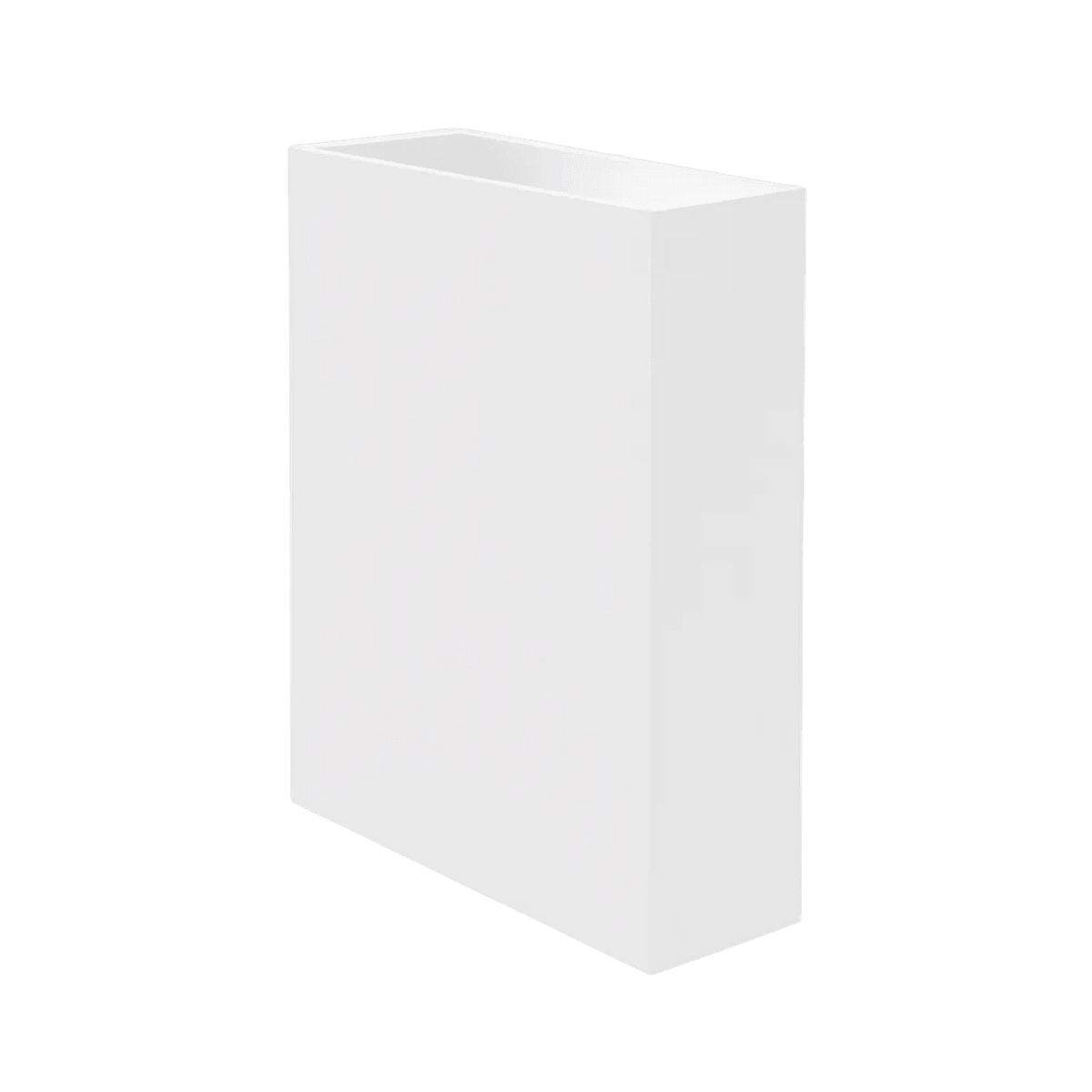 Razor White Coastal Wall Light — transparent background