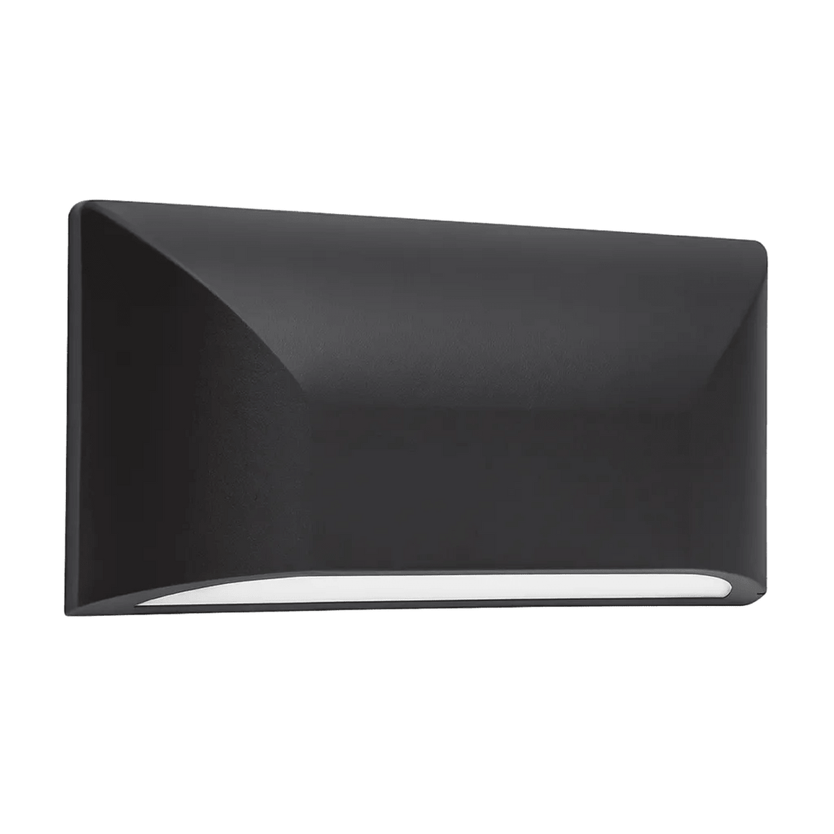 UNA Black LED Outdoor Wall Light - CCT — transparent background