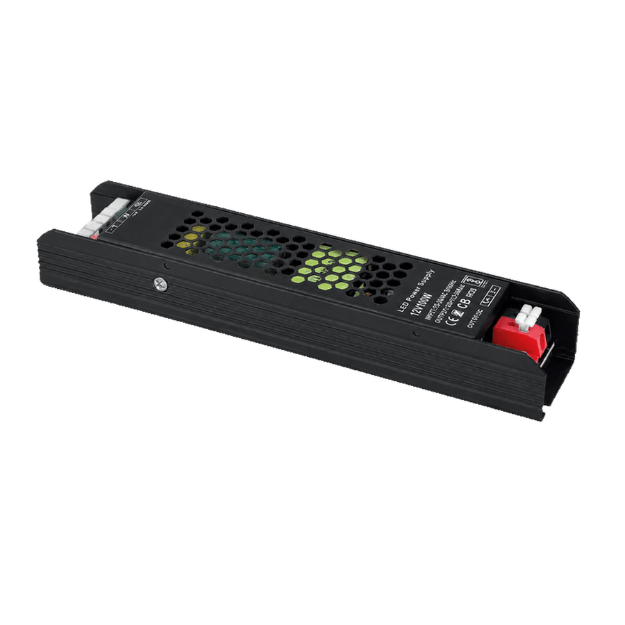 LED Power Supply - 24Vdc 30W - Surge Protected / Slim Design — transparent background