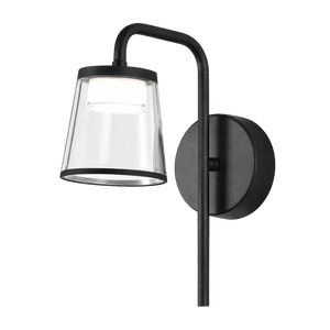 Black LED Wall Light Outdoor — transparent background