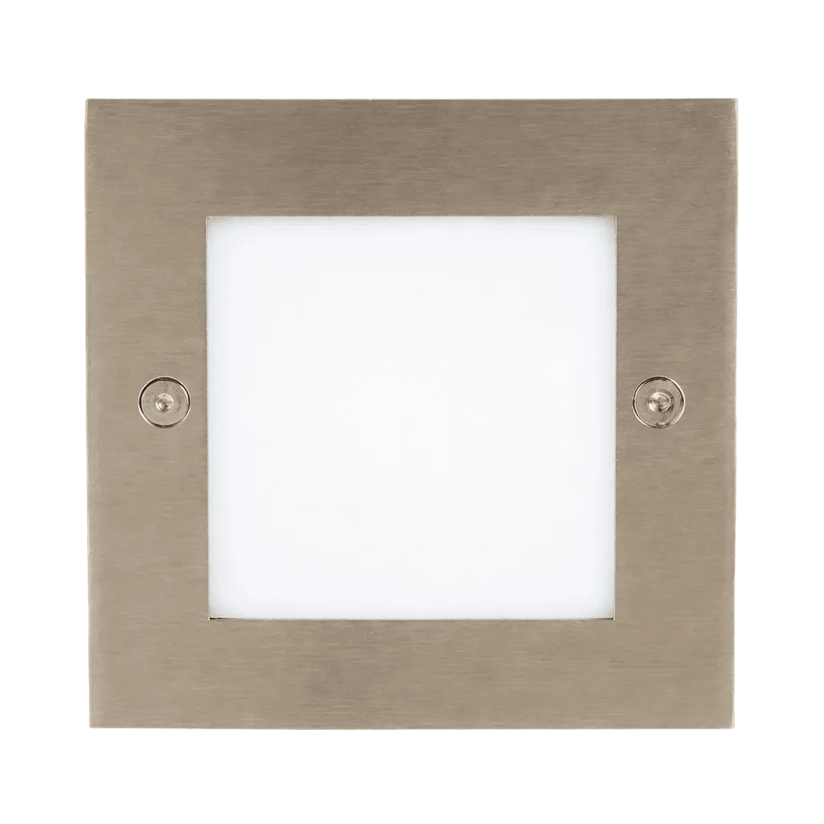 Stainless Steel Square LED Outdoor Foot Light — transparent background