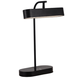 Black CCT LED Table Lamp - Adjustable Head — white background