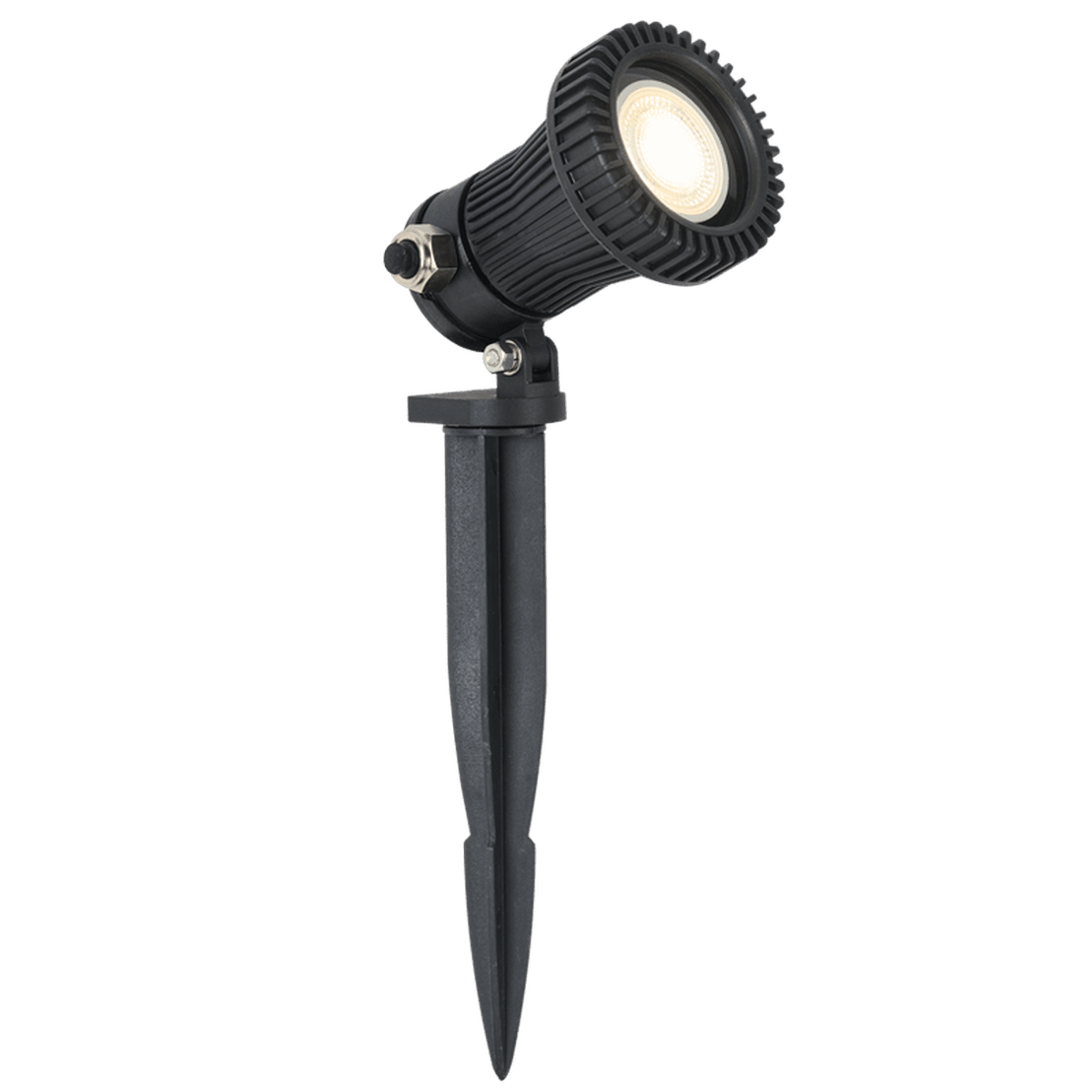 Black Garden Spike Light - 12V IP68 — transparent background