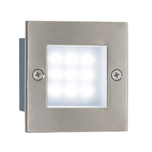 Stainless Steel Square LED Footlight — white background