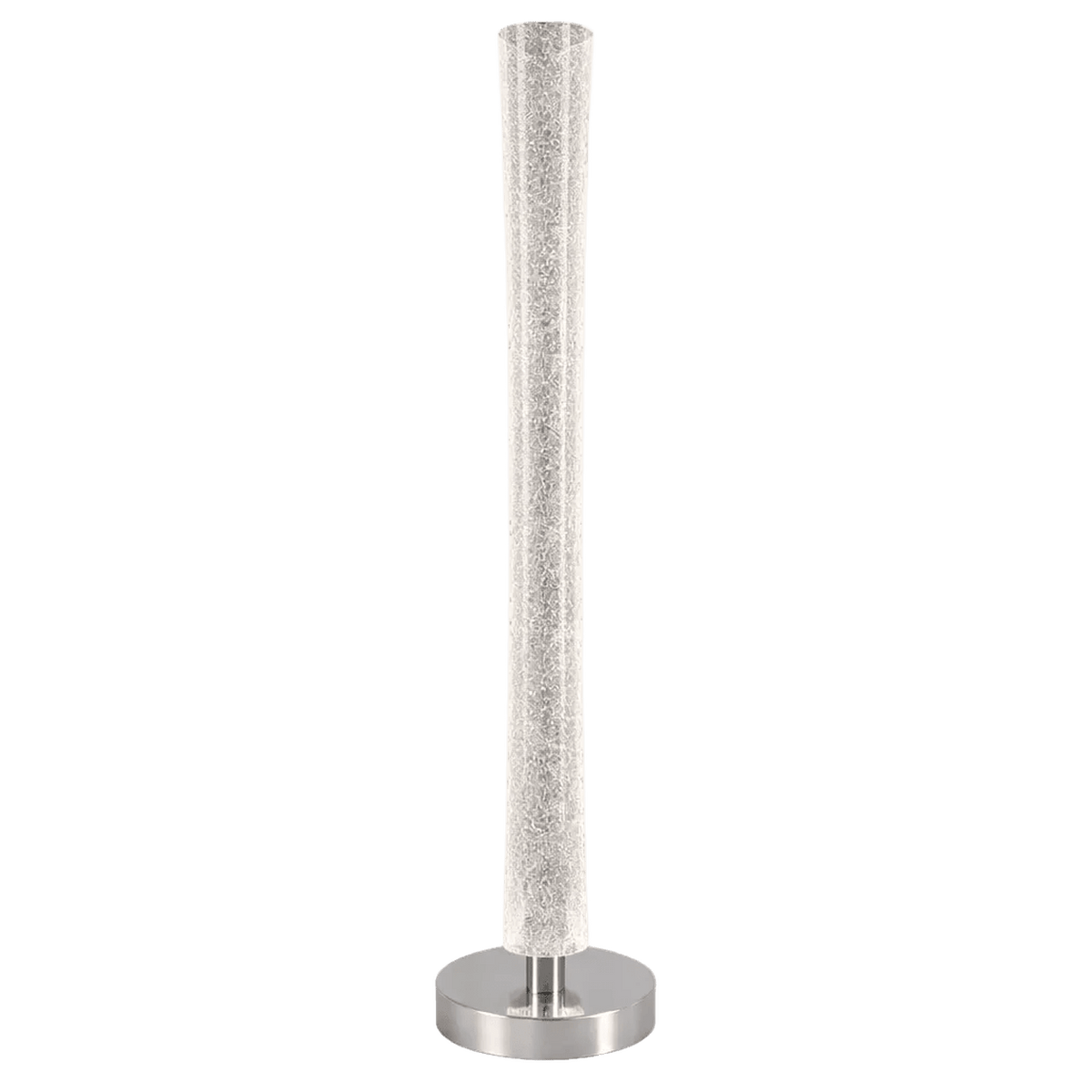Polished Chrome & Acryclic LED Floor Lamp - CCT — transparent background