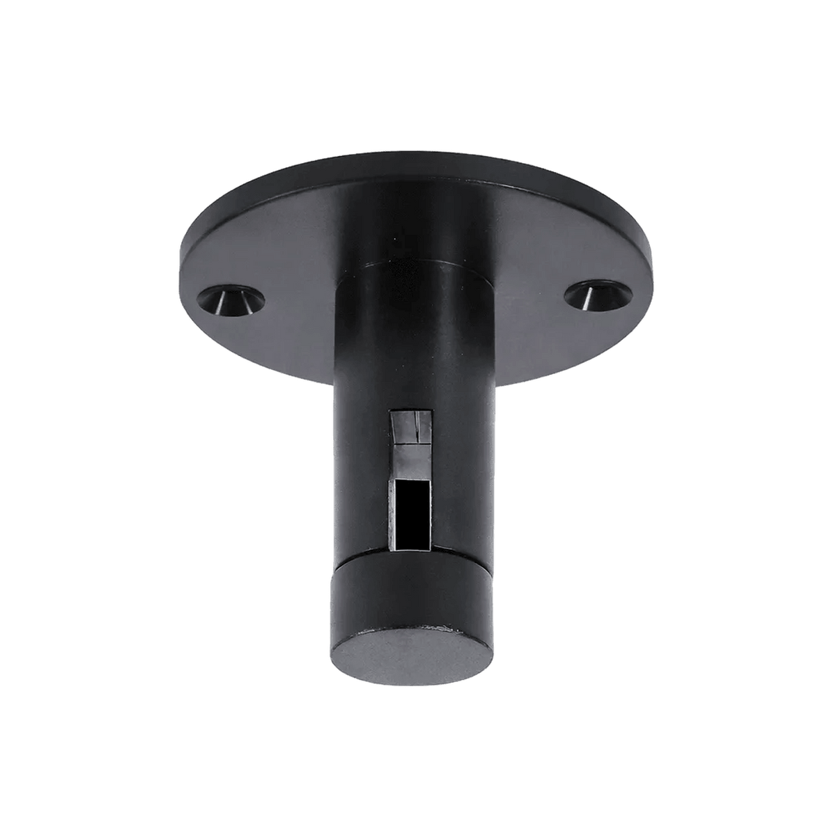 Black LED Ceiling Bracket (48V System) — transparent background