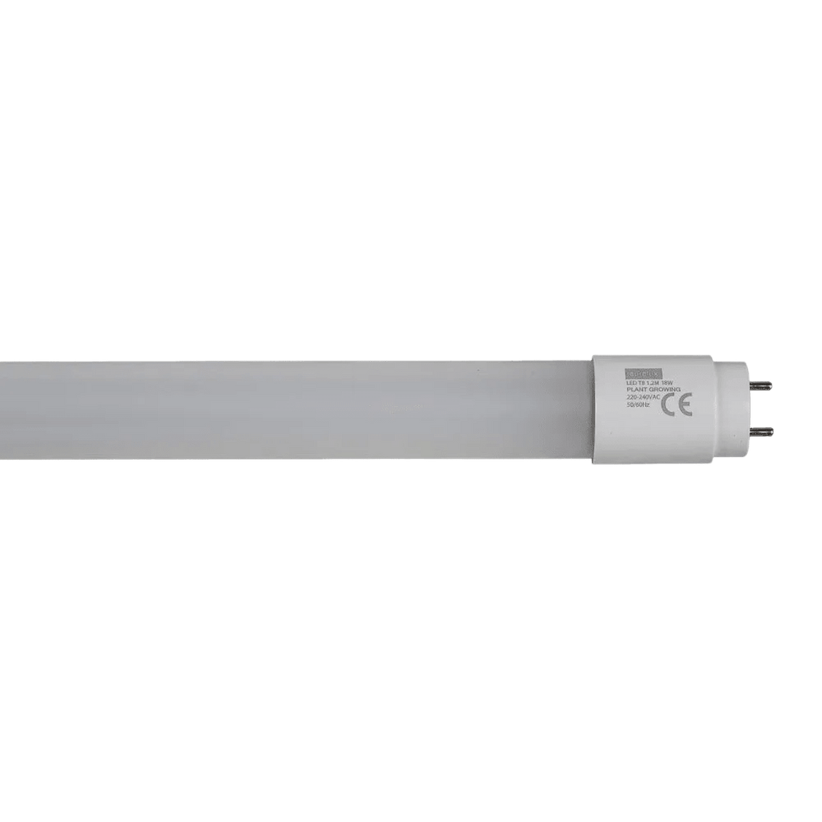 24W LED G13 T8 Grow Tube — transparent background
