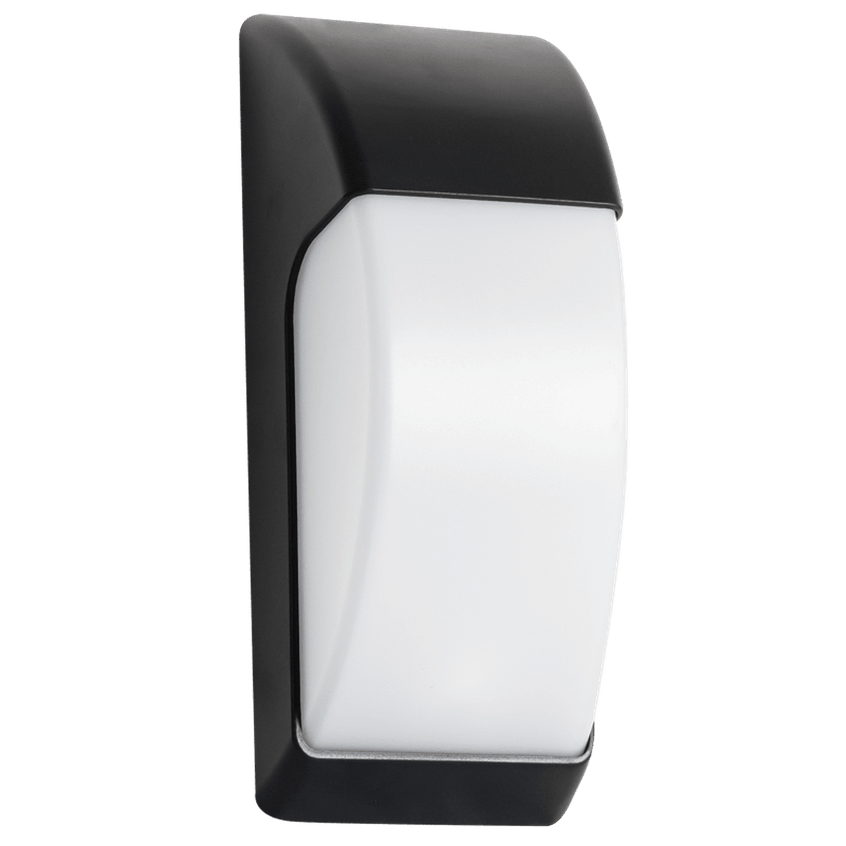 Outdoor LED Bulkhead Wall Light - Black IP65 — transparent background
