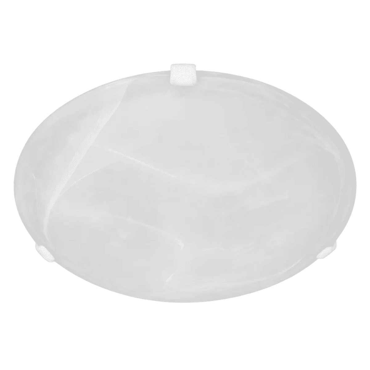 Small White Ceiling Light Alabaster Glass — transparent background