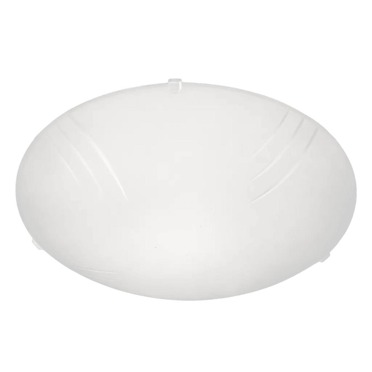 Frosted Glass Ceiling Light Metal Finish — transparent background