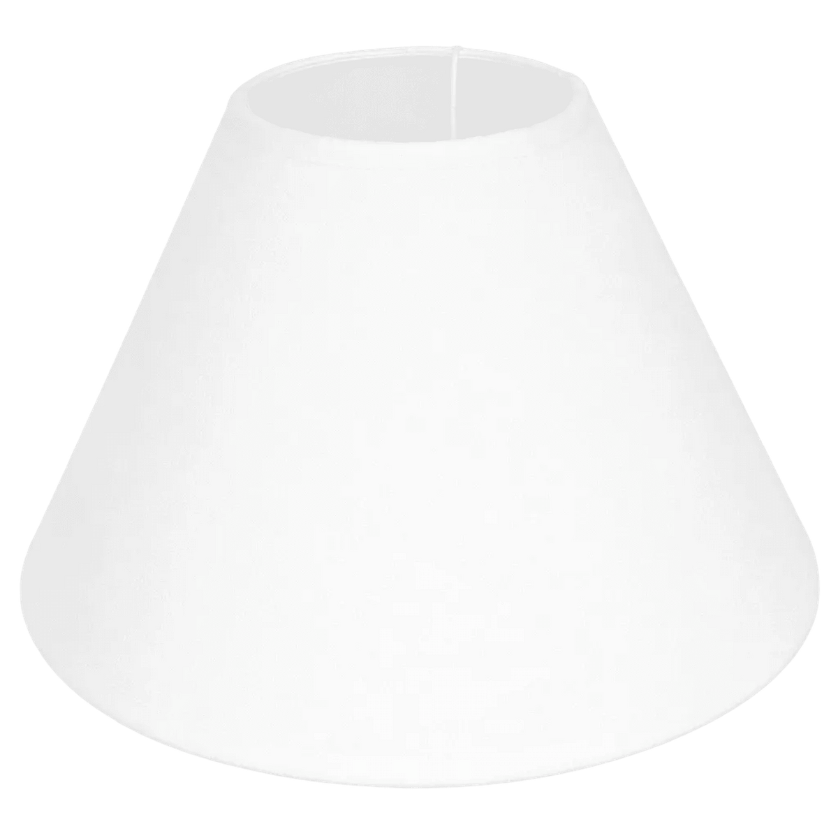 White Fabric Lamp Shade — transparent background