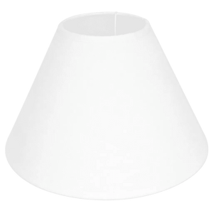 White Fabric Lamp Shade — transparent background