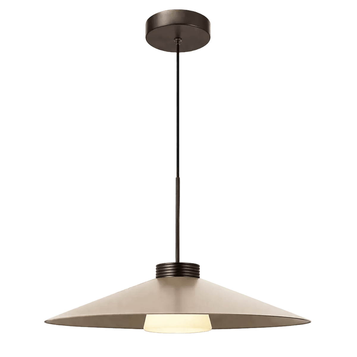 LED Nut Brown Pendant Light — transparent background