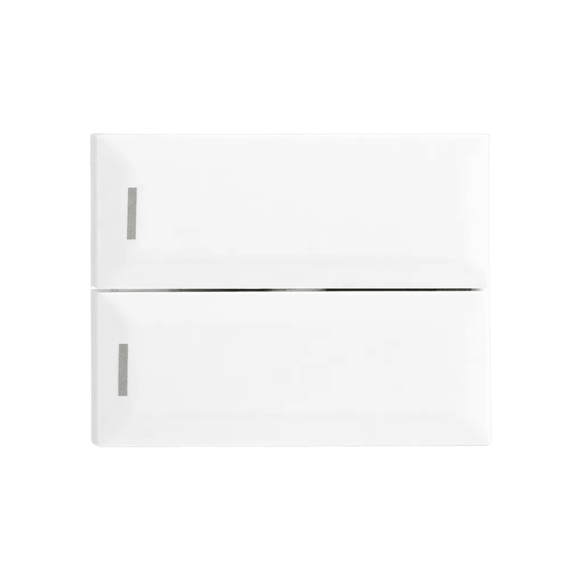 2 Lever 2 Way Splitter Switch - 1.5 Module ECP Range — transparent background