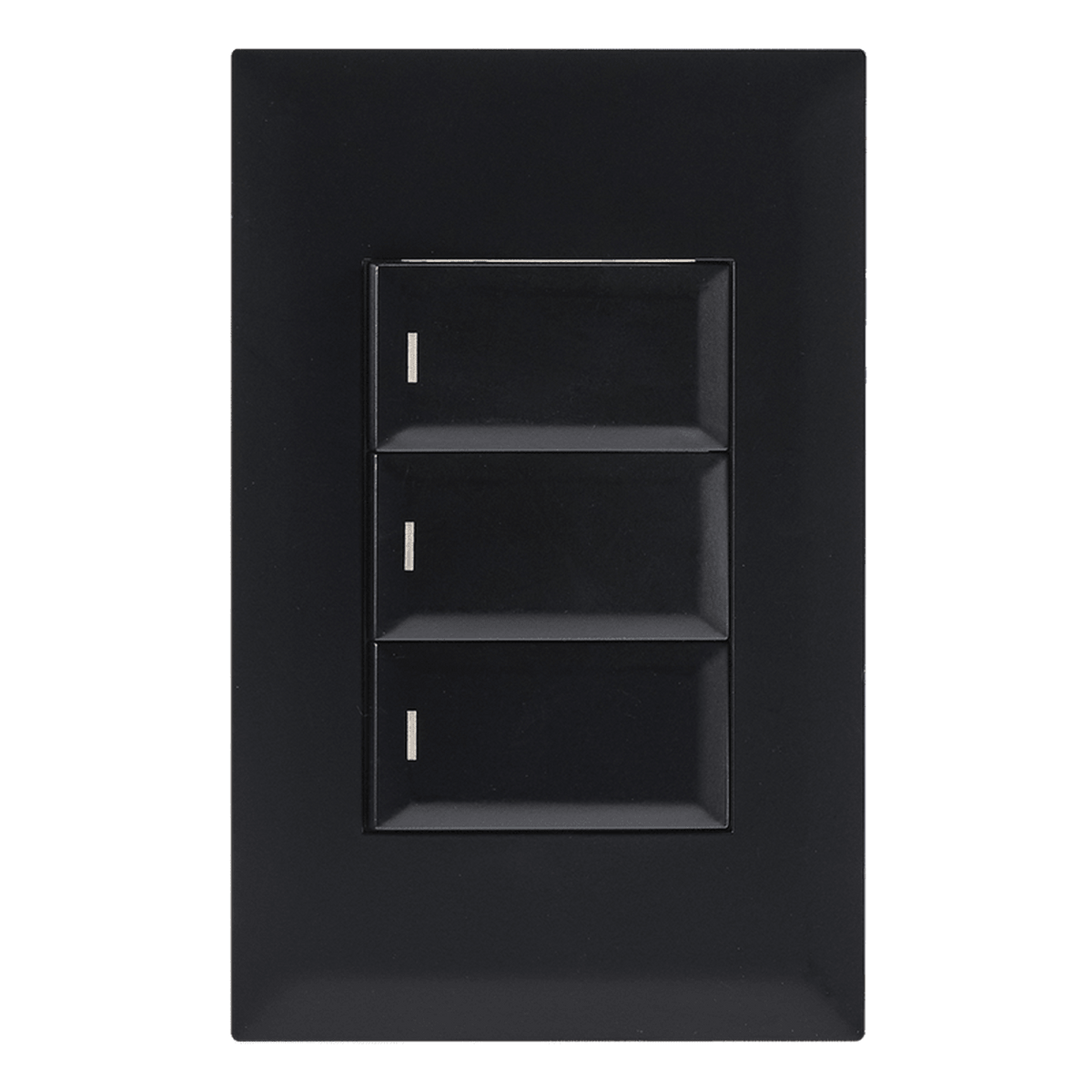 Black 3 Lever Switch — transparent background