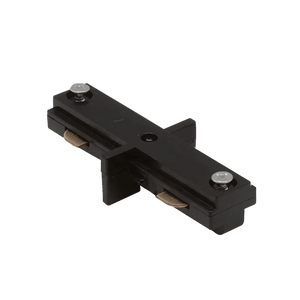 Black 3-Wire Track Light Connector — transparent background