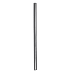 Black Metal Ceiling Fan Extension Rod - 1200mm — transparent background