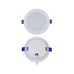 9W Luka LED Recessed Round Panel – CCT — transparent background