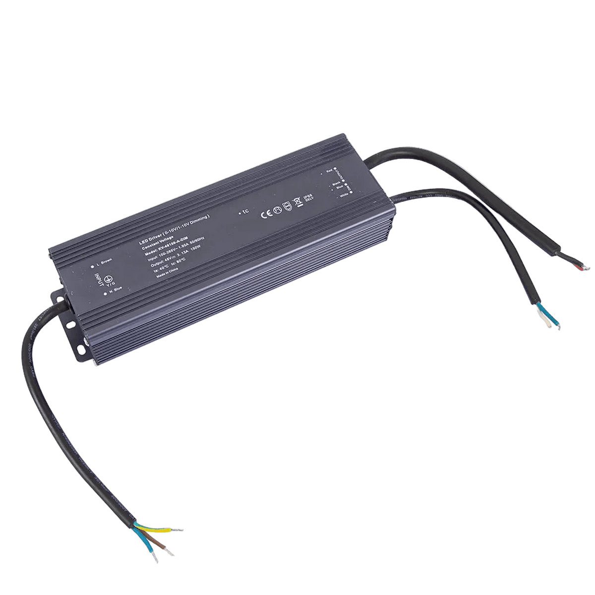 48V 150W Dimmable LED Power Supply — transparent background