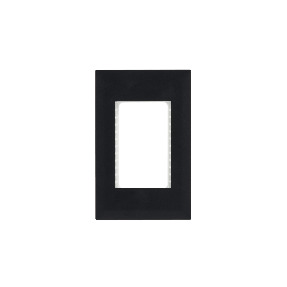 Black Triple Module Cover Plate - ECP Range — transparent background